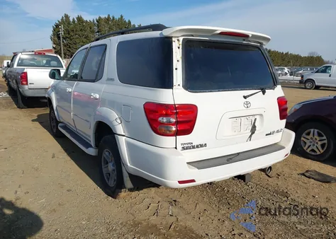 2004 Toyota Sequoia Limited V8 z USA, uszkodzony, nr VIN 5TDBT48AX4S219443